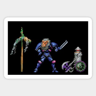 Castlevania Scarecrow, Lion, and Tin Man Magnet